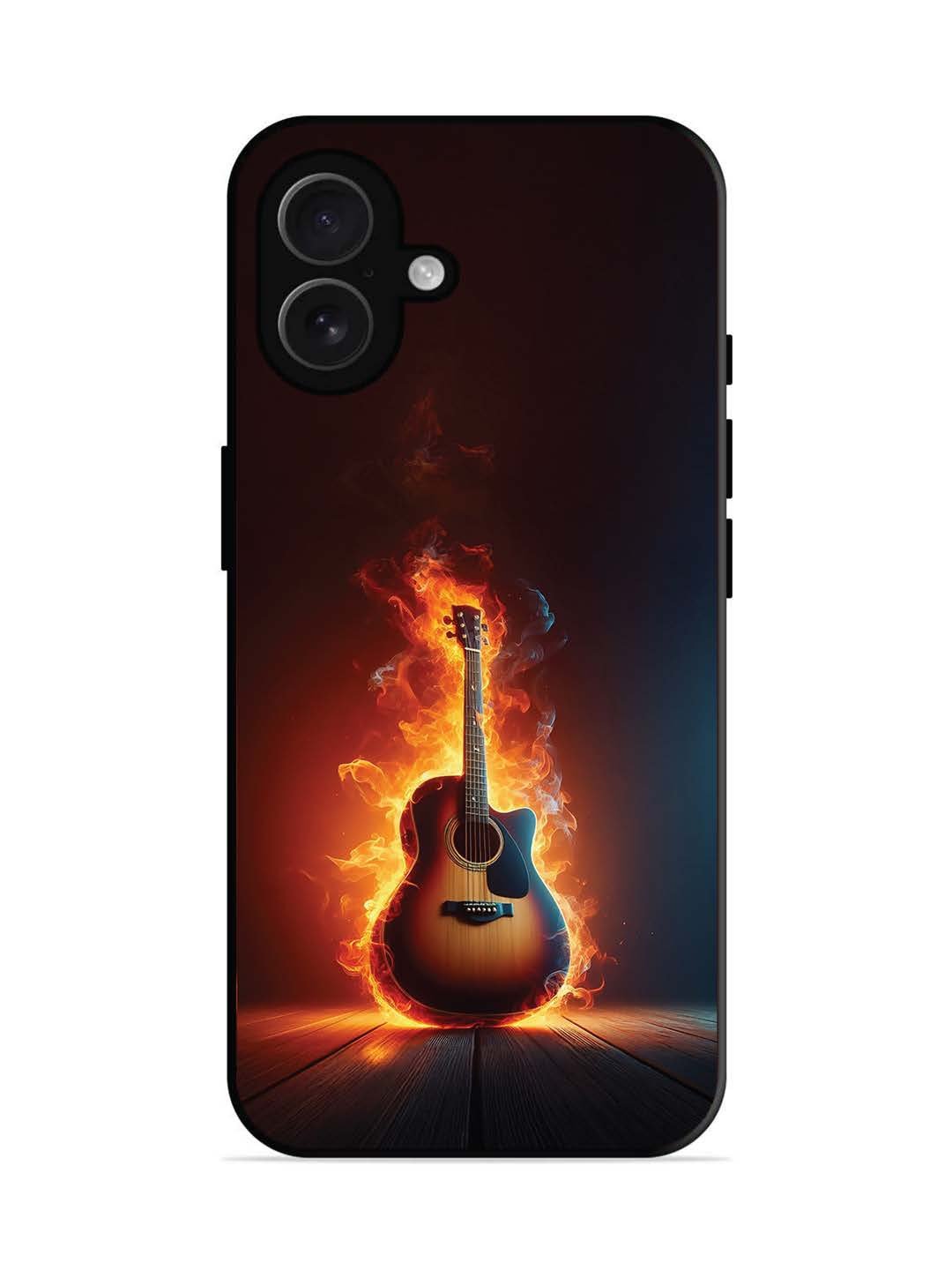 iPhone 16 plus Fire Acoustic Guitar Stage Passion