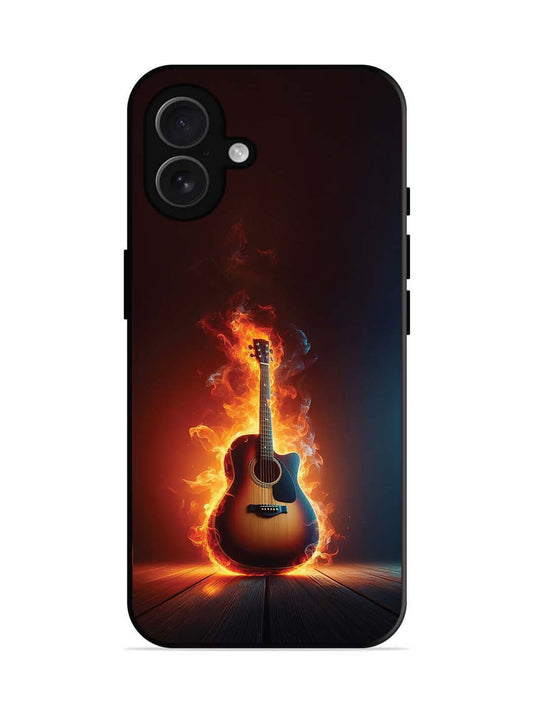 iPhone 16 plus Fire Acoustic Guitar Stage Passion