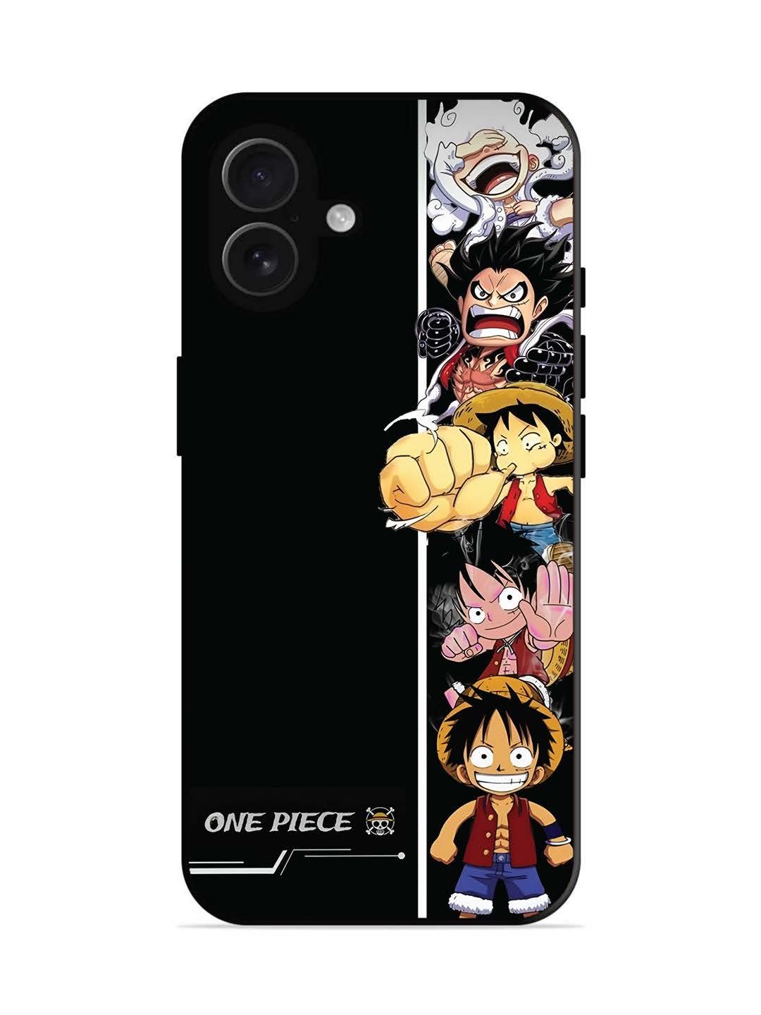 iPhone 16 plus Luffy Evolution Gear 5 Anime Art