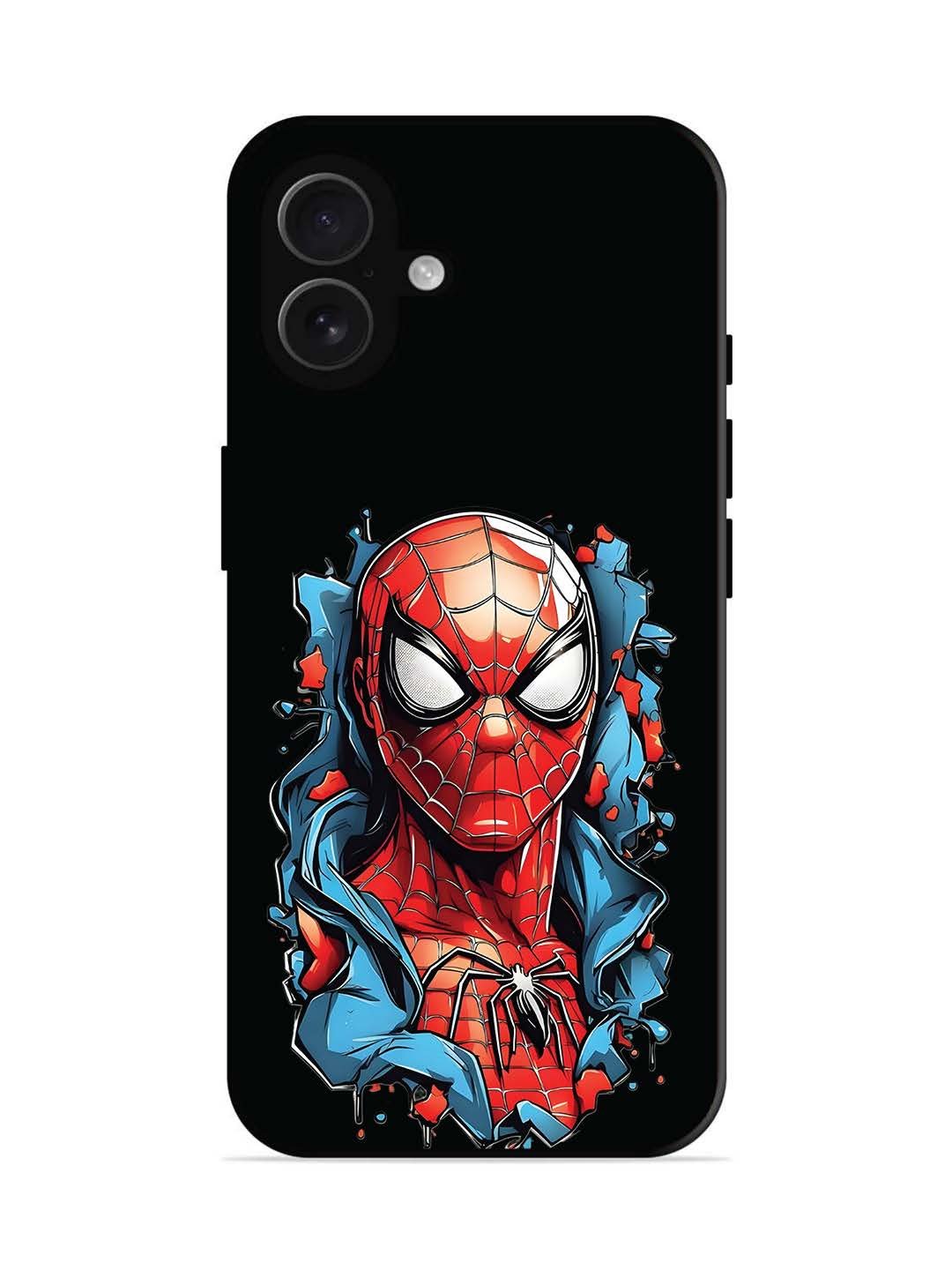 iPhone 16 plus Spider man street art style