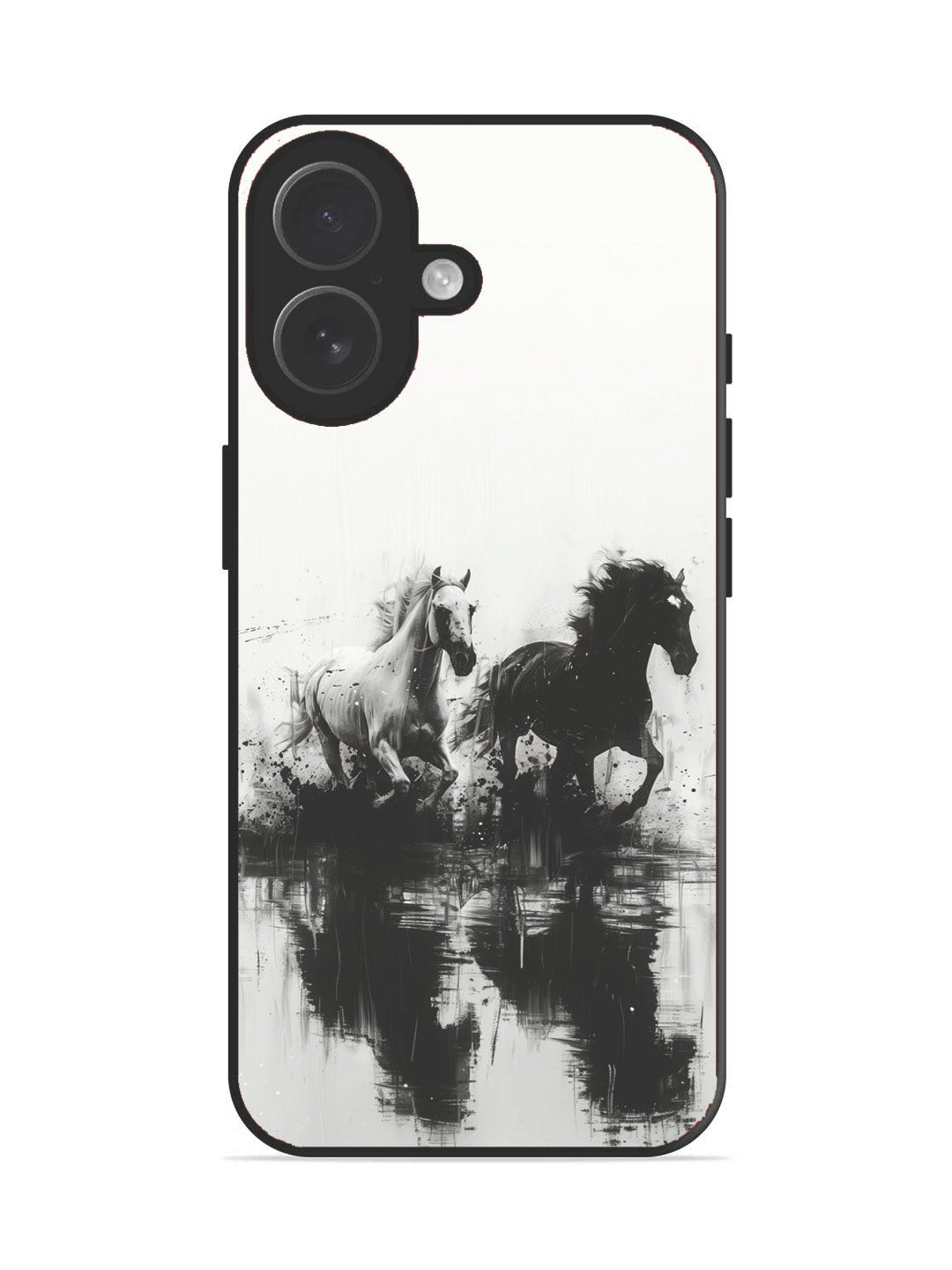 iPhone 17 Black & White Horse