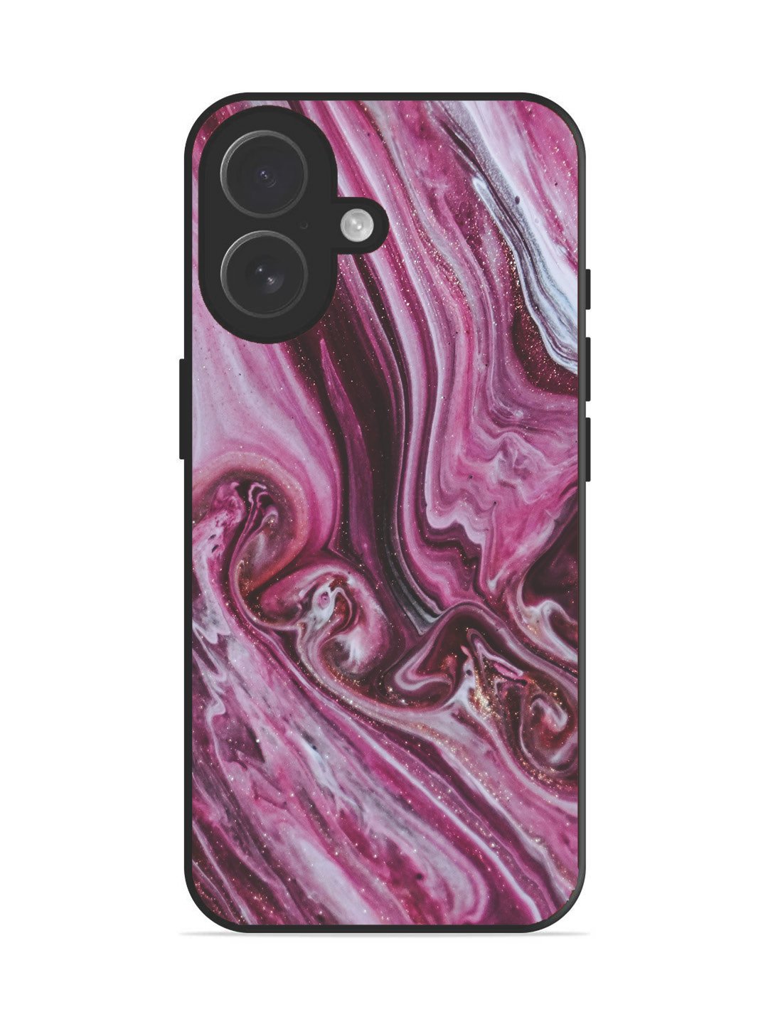 iPhone 17 Pink Flood Marble