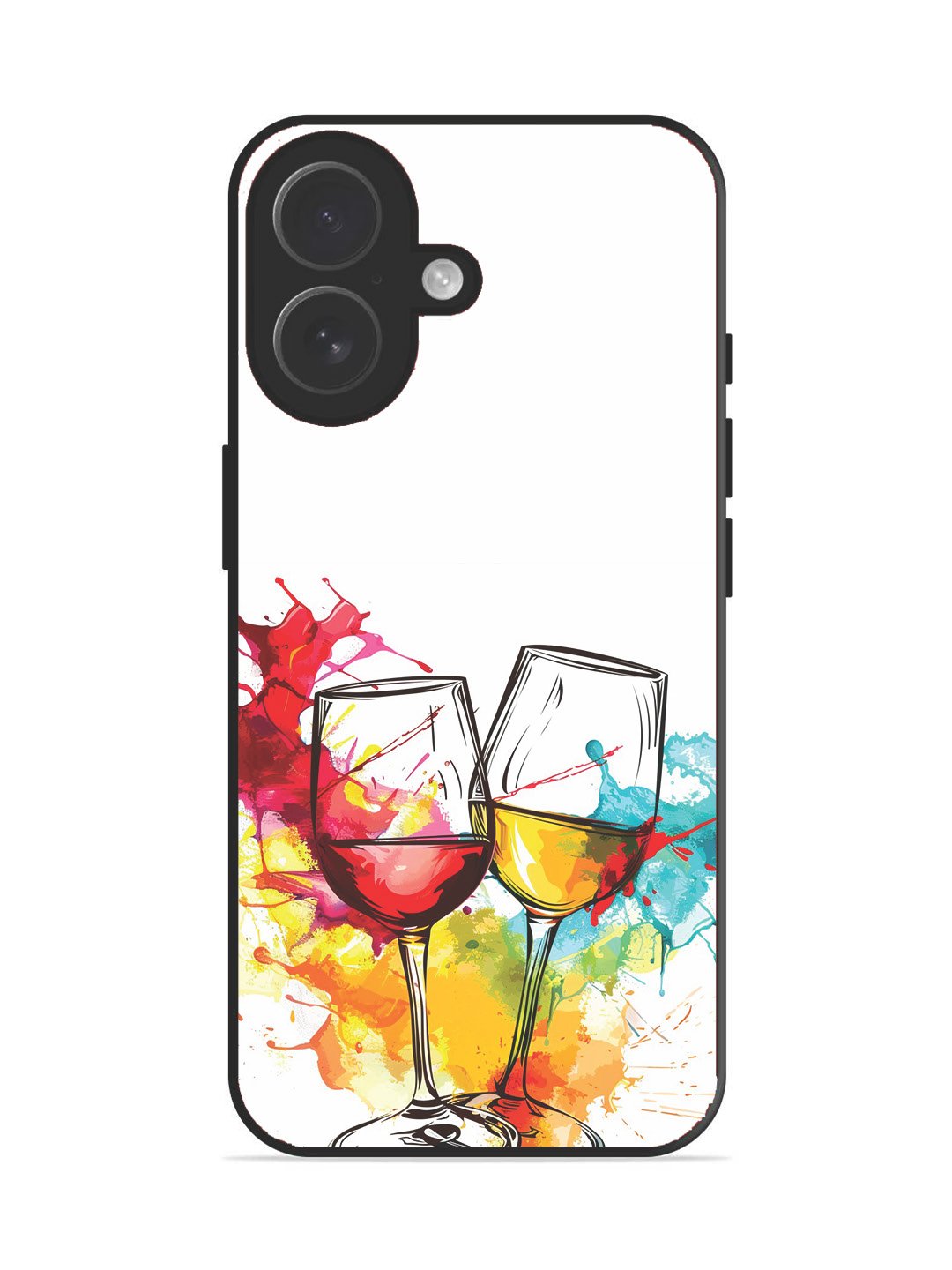 iPhone 17 Colorful wine glasses
