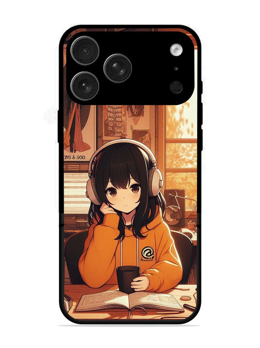 iPhone 17 Pro Max Cute Girl listening Music