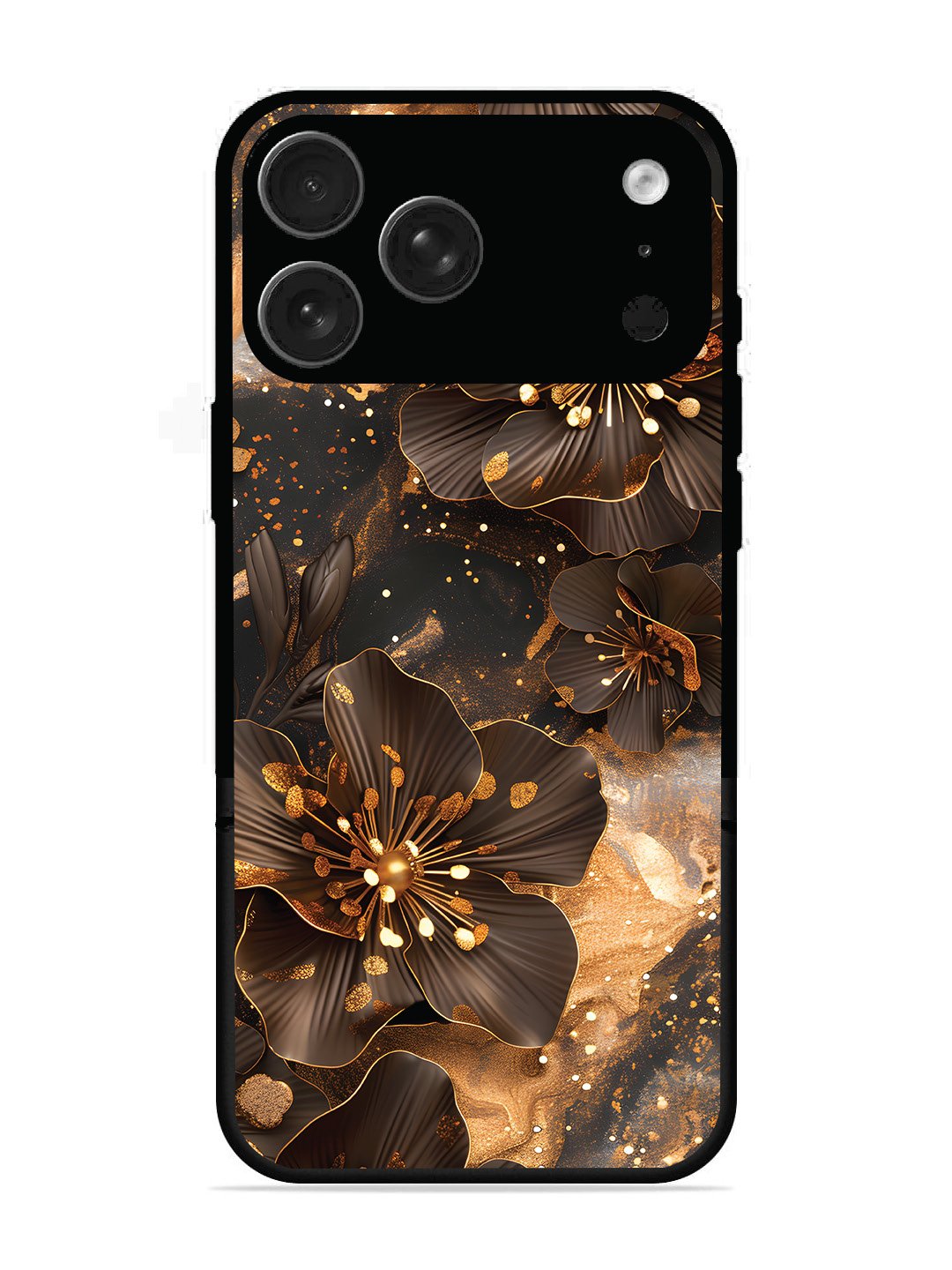iPhone 17 Pro Max Golden Flowars