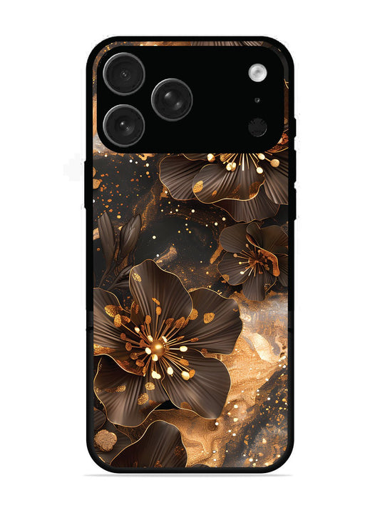 iPhone 17 Pro Max Golden Flowars