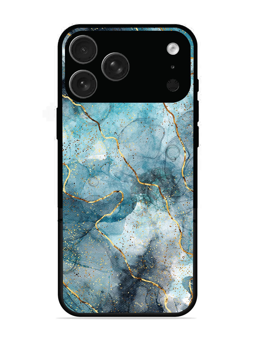 iPhone 17 Pro Max Oceanic Golden Strip Marble