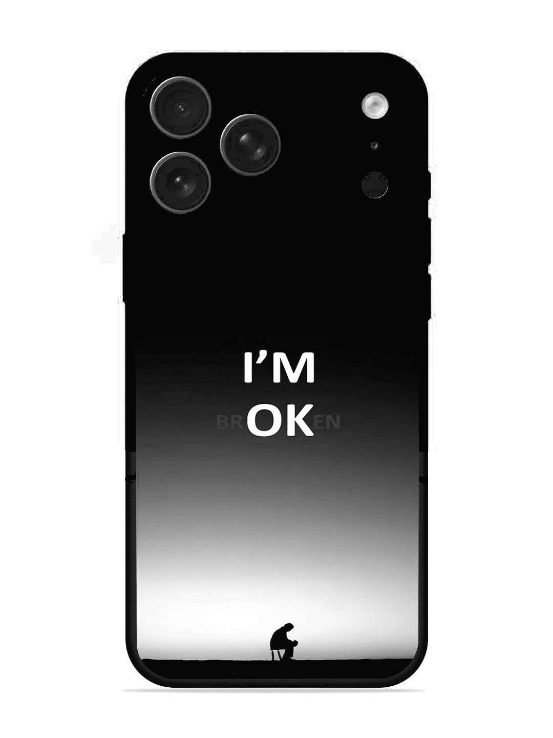 iPhone 17 Pro Max I'm Broken A man on Chair Alone