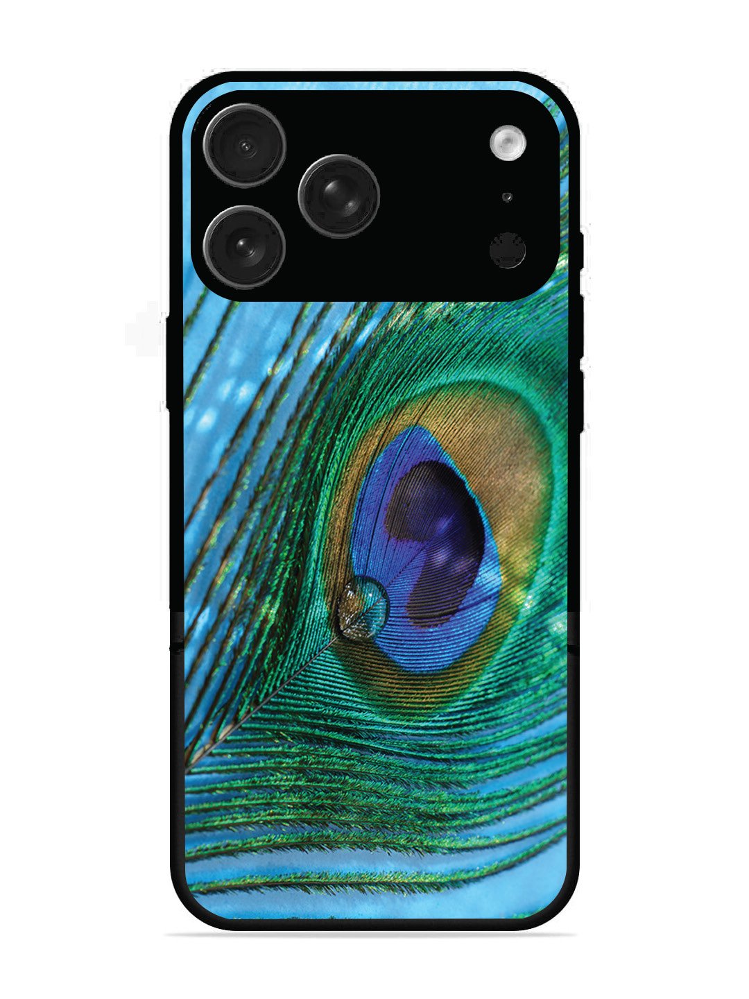 iPhone 17 Pro Max A drop on Peacock Feather