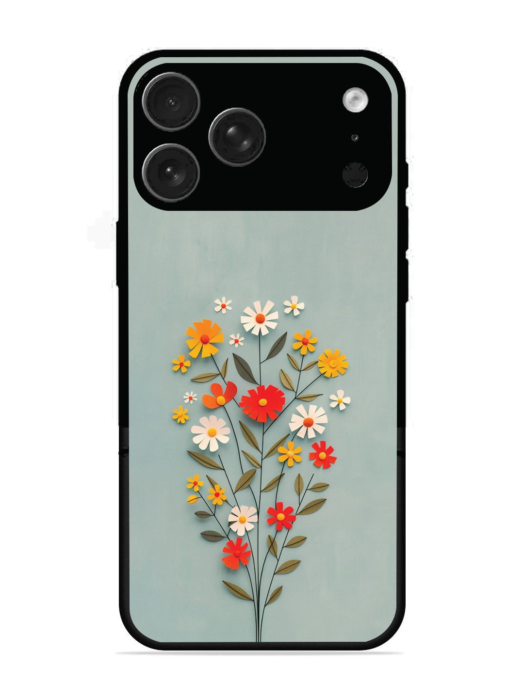 iPhone 17 Pro Max Paper Flowers