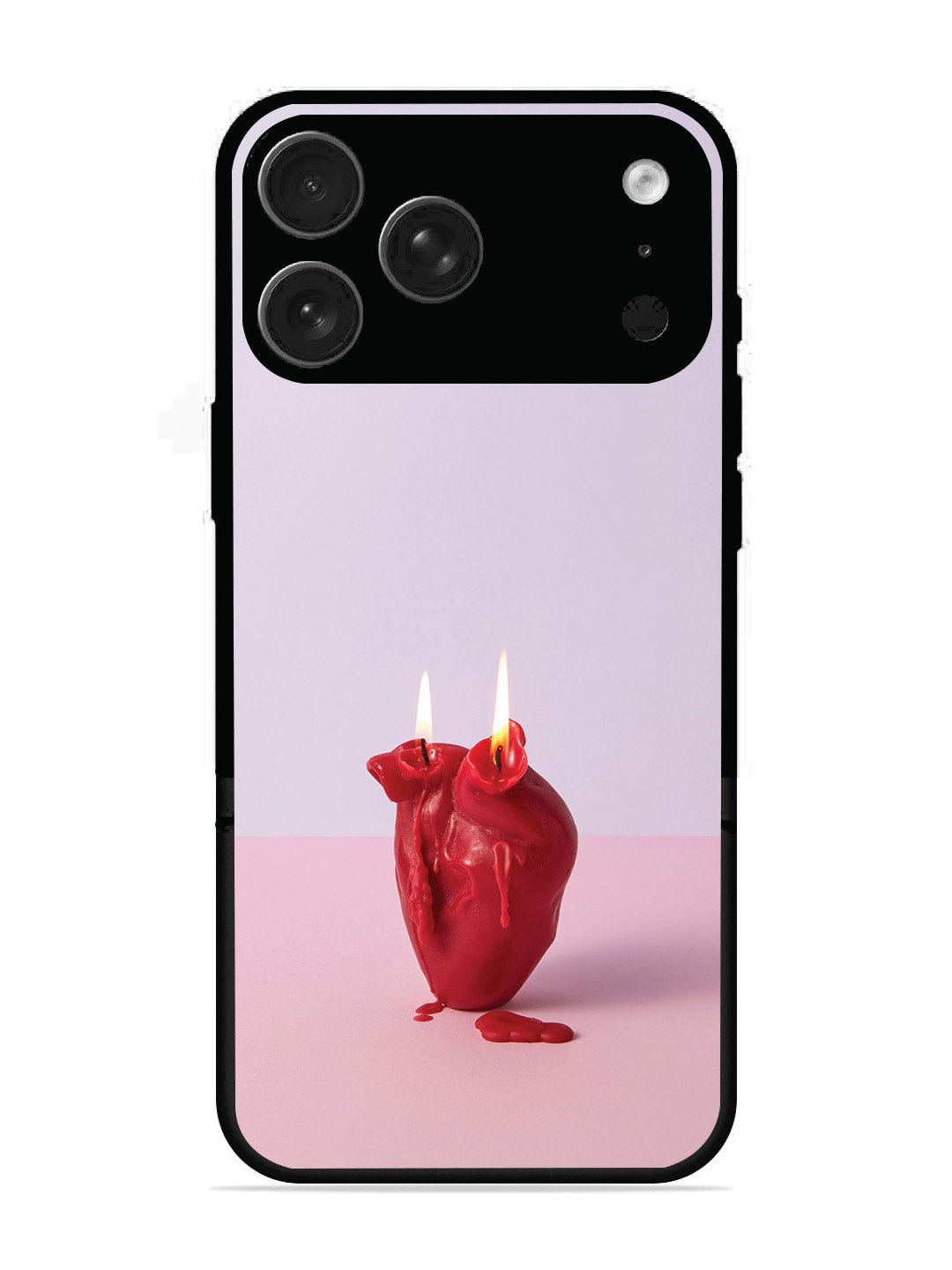 iPhone 17 Pro Max A Lighted Heart Candle