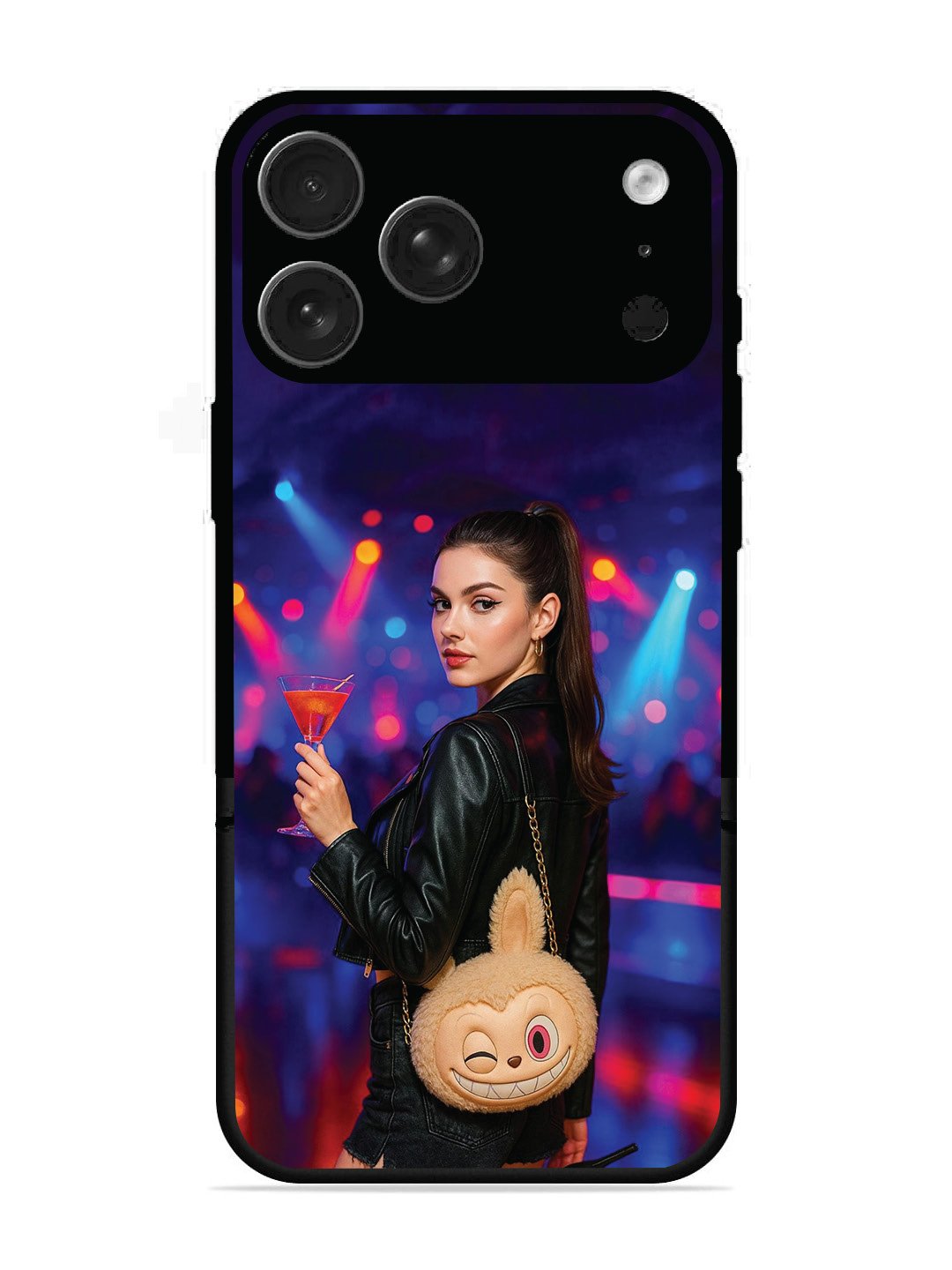 iPhone 17 Pro Max Girl with Labubu Purs