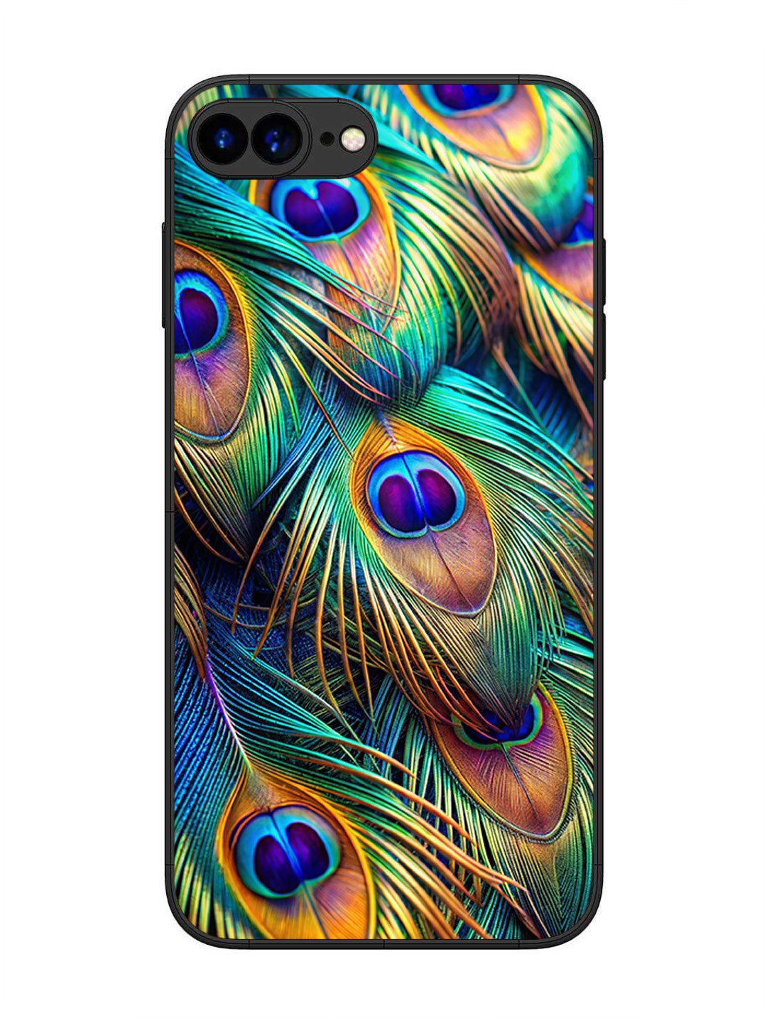 iPhone 8 Plus peacock feather