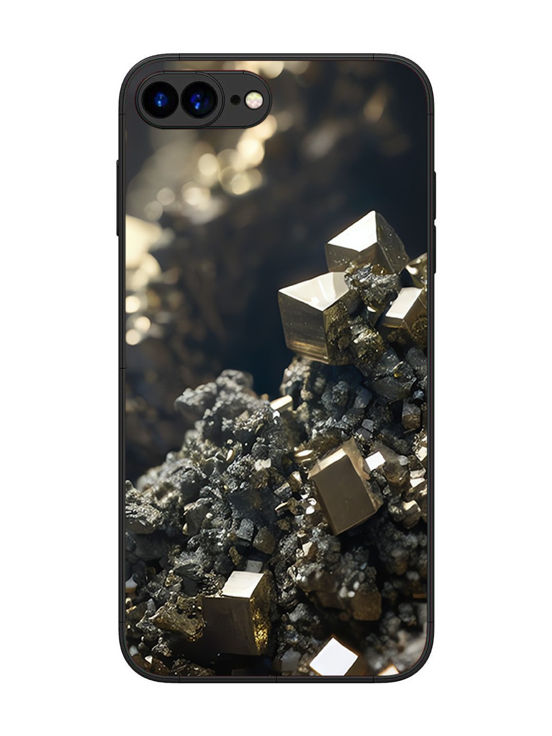 iPhone 7 Plus Gold Crystals