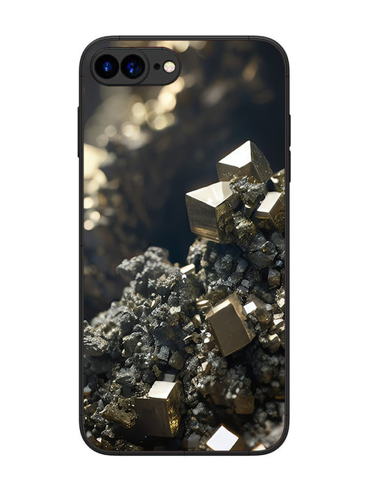 iPhone 7 Plus Gold Crystals