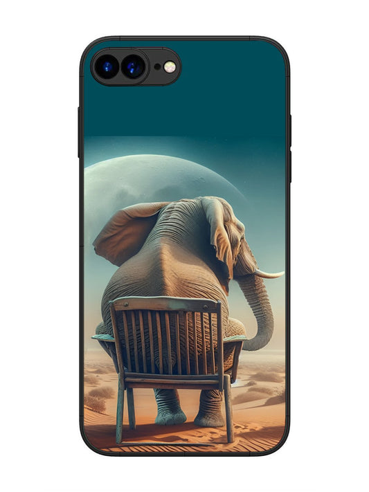 iPhone 7 Plus Baby Elephant om chair