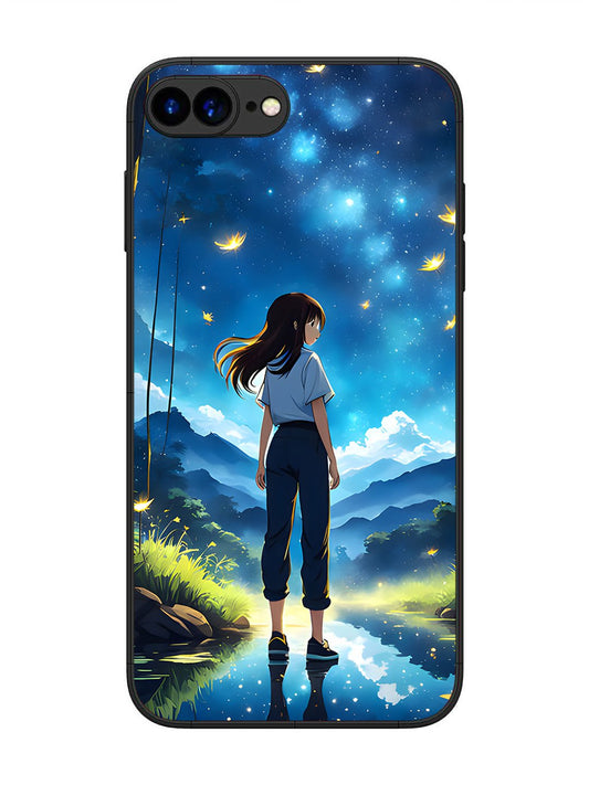 iPhone 7 Plus Girl In Beautiful Forest