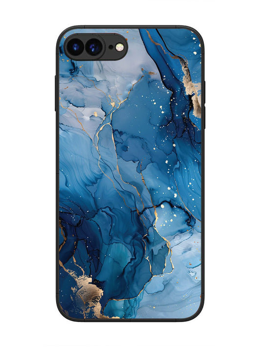iPhone 7 Plus Oceanic Pattern with Golden Sprinkles