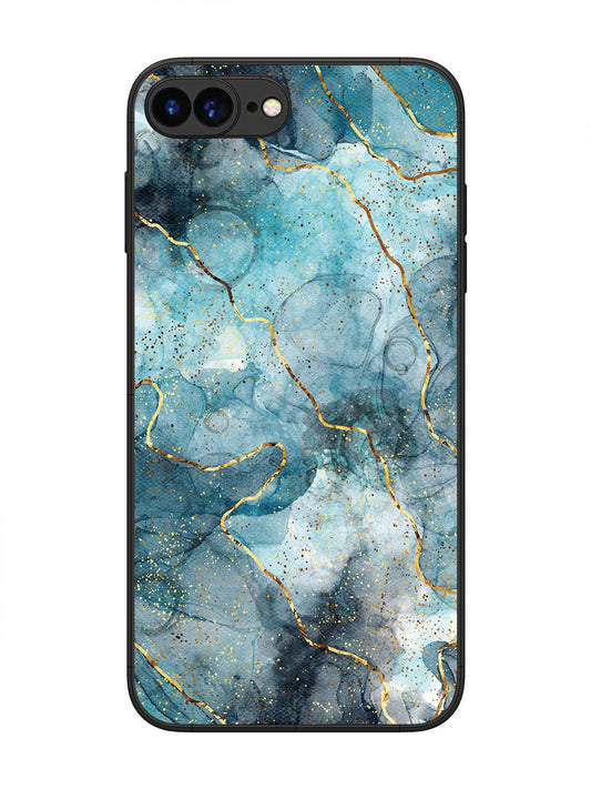 iPhone 7 Plus Oceanic Golden Strip Marble