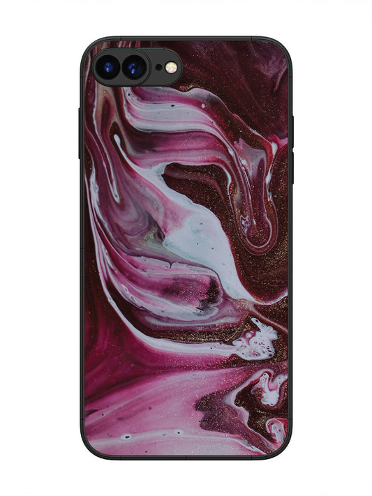 iPhone 7 Plus Pink And Golden Marble
