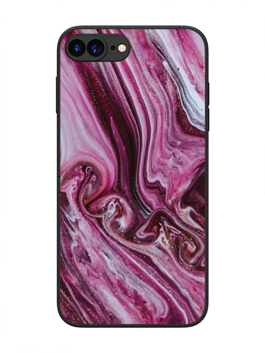 iPhone 8 Plus Pink Flood Marble