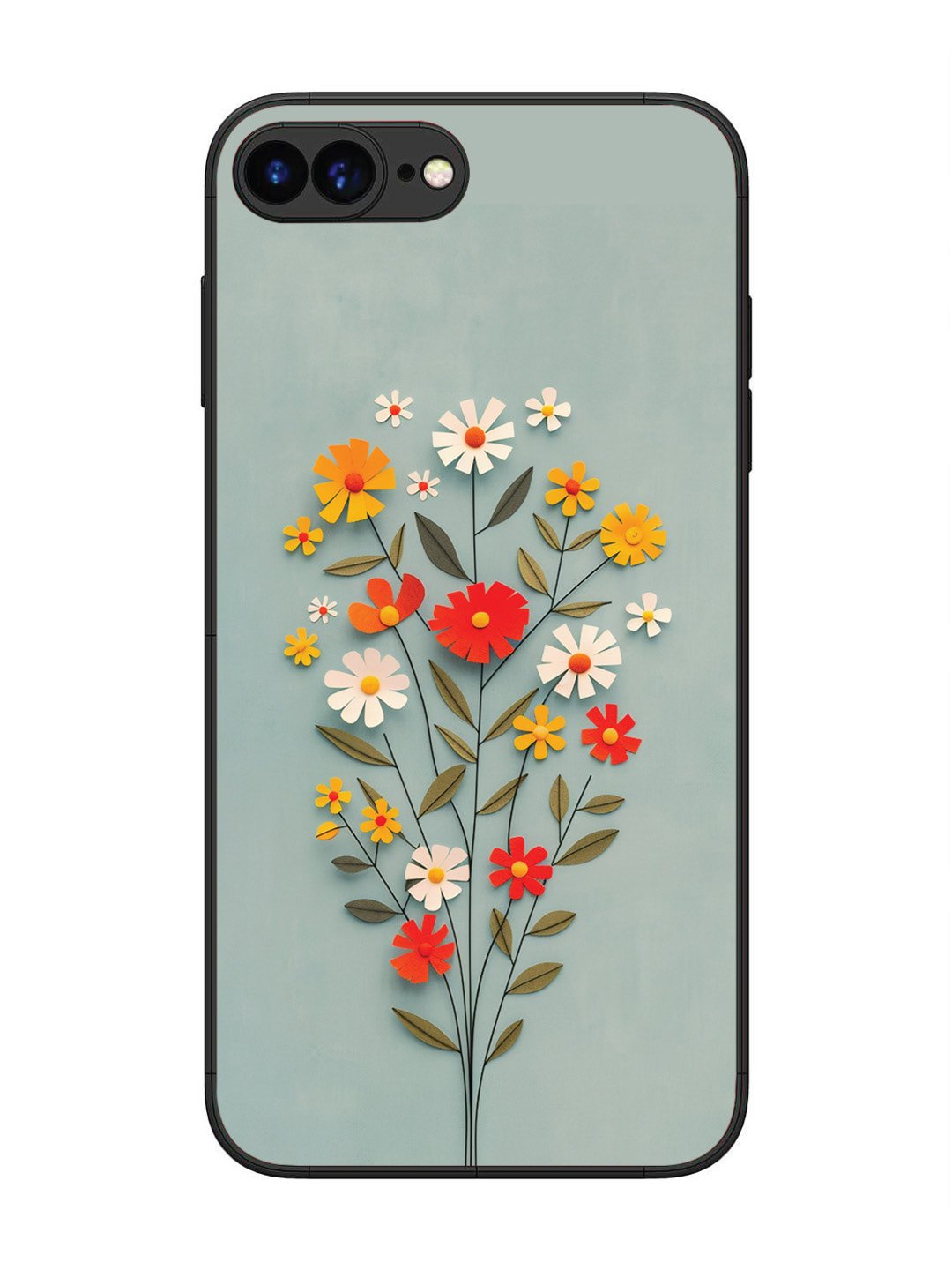 iPhone 8 Plus Paper Flowers