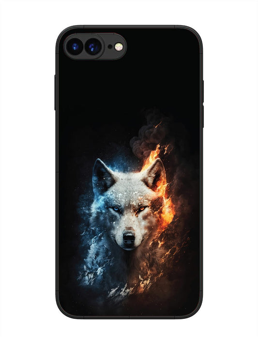 iPhone 7 Plus Fire Wolf