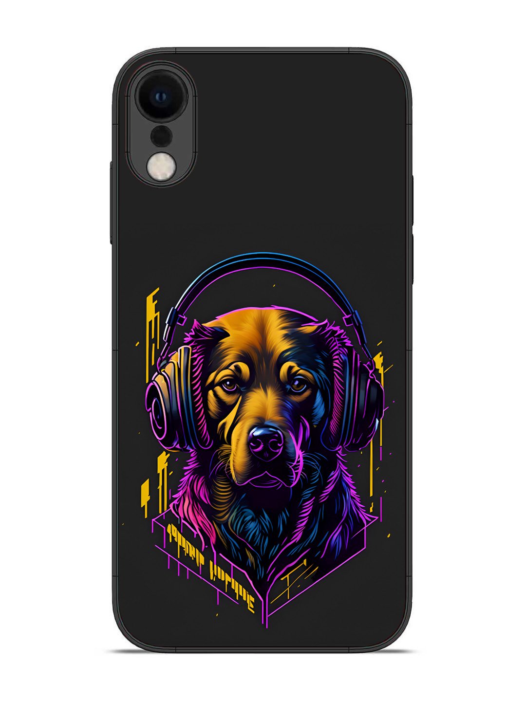 iPhone XR Music Lover Dog