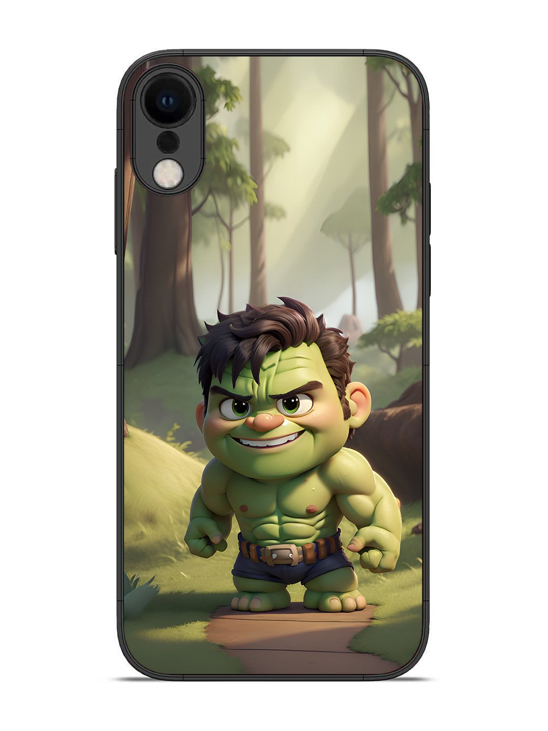 iPhone X cute baby hulk