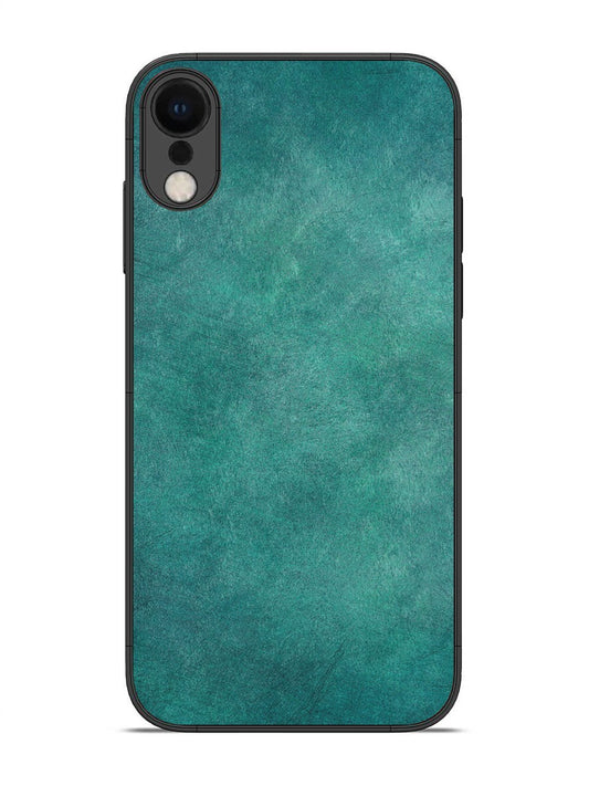 iPhone XR Jungle green with Scratches Marble