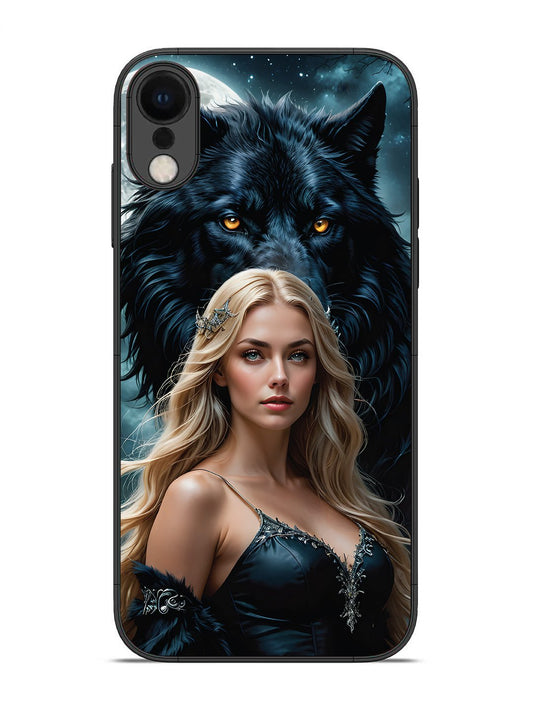 iPhone X Wolf & Girl