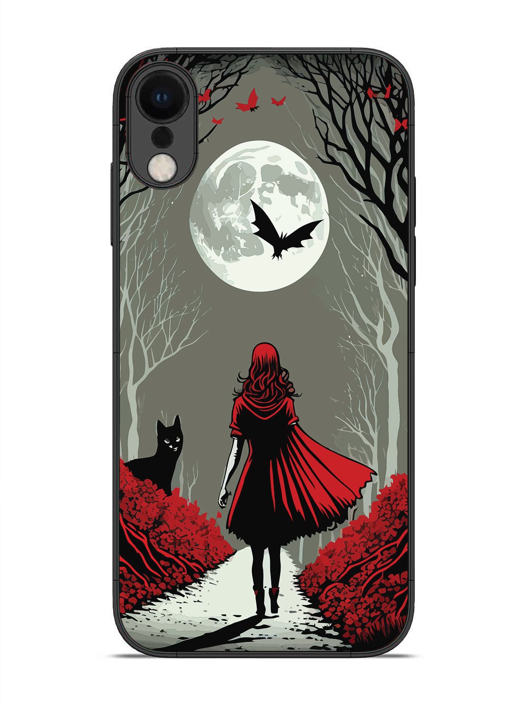iPhone XR Scarlet Girl in Red Forest