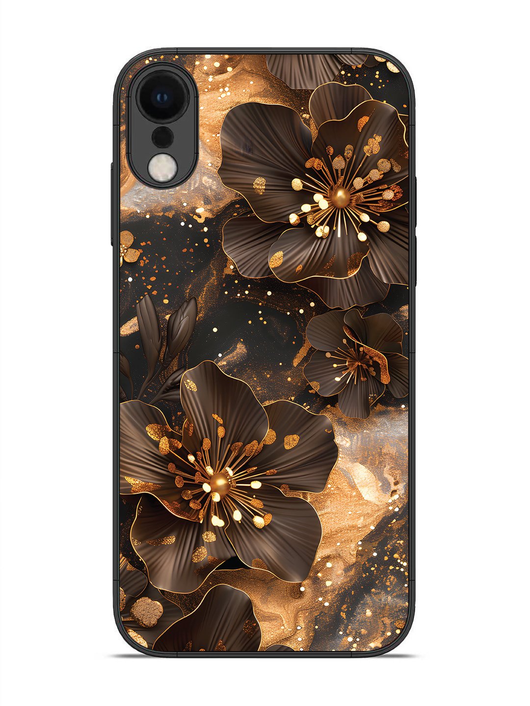 iPhone XR Golden Flowars