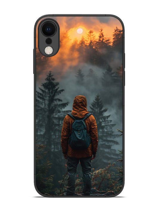 iPhone X Alone in Forest