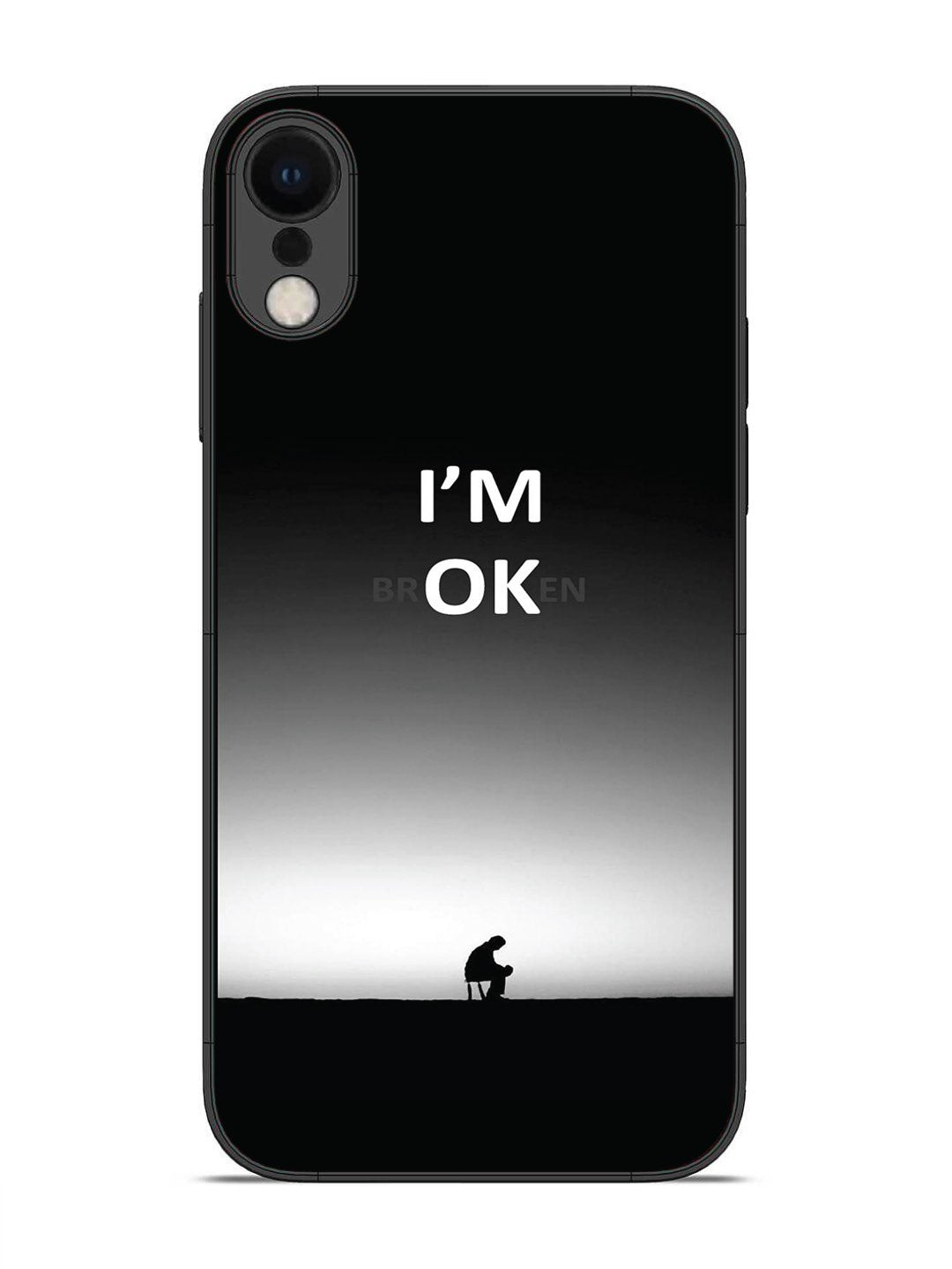 iPhone XR I'm Broken A man on Chair Alone