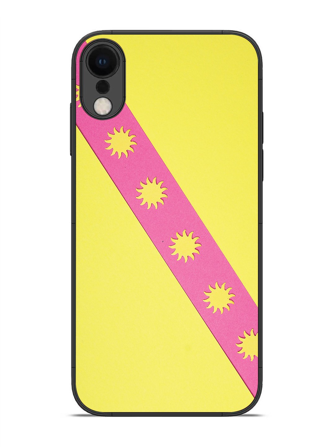 iPhone X Pick Strip on Yellow Colour