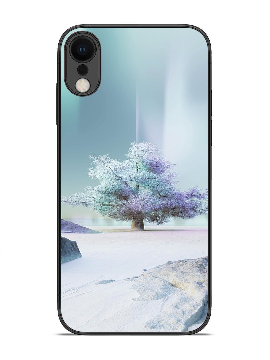 iPhone X Tree on lceland