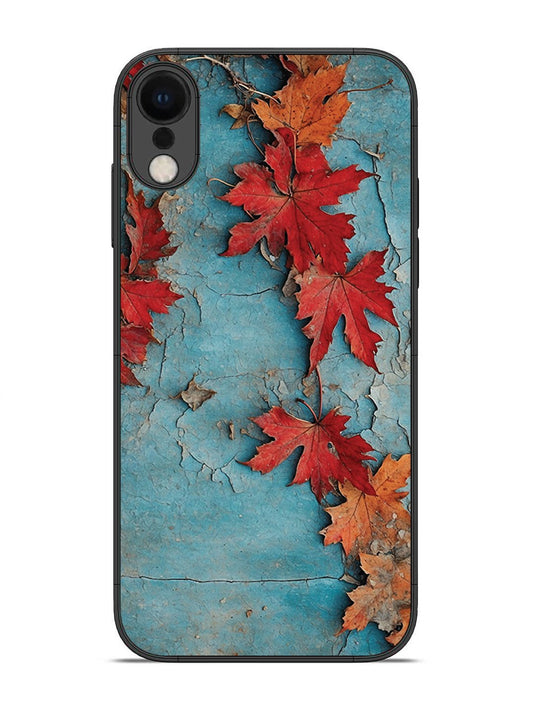 iPhone XR Autumn Leafs Marble