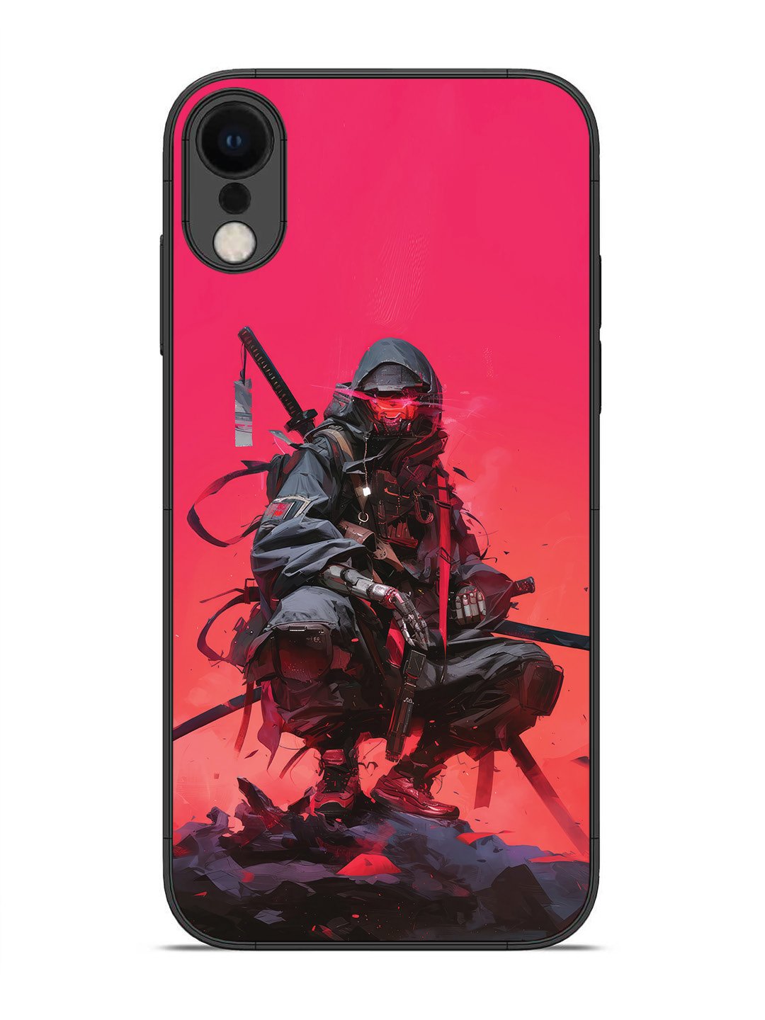 iPhone X Cyberpunk Ninja Katana