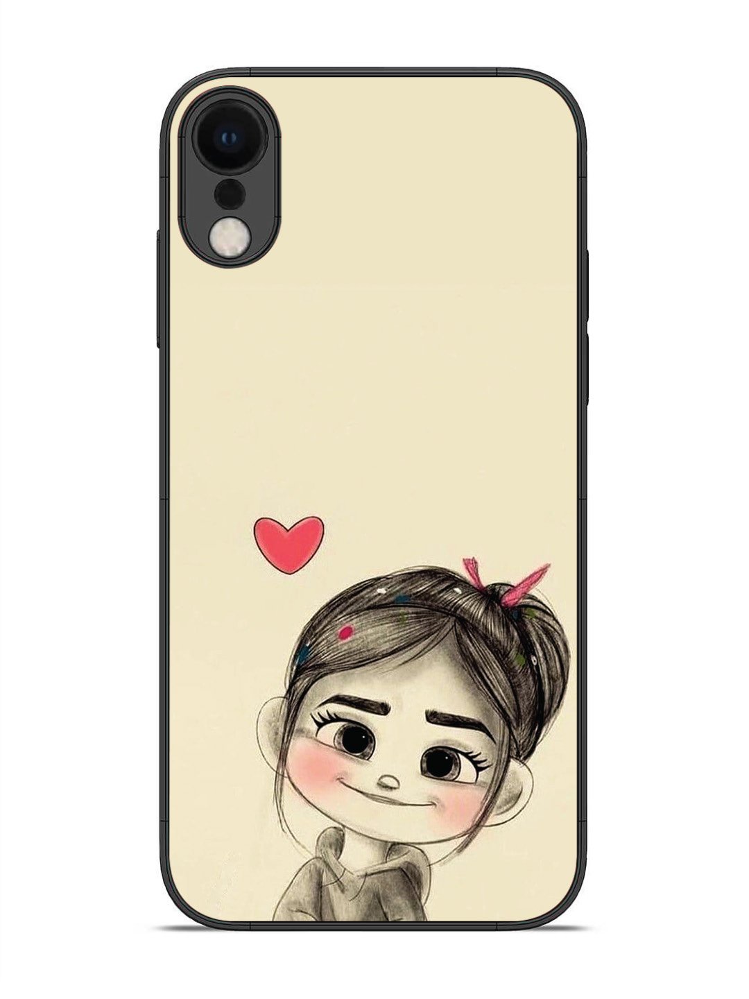 iPhone X Cute Girl Looking at You