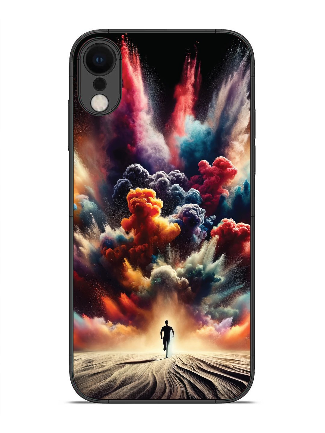 iPhone X colorful-blast-explosion
