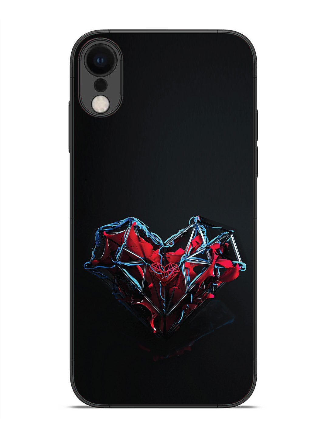 iPhone XR heart-abstract