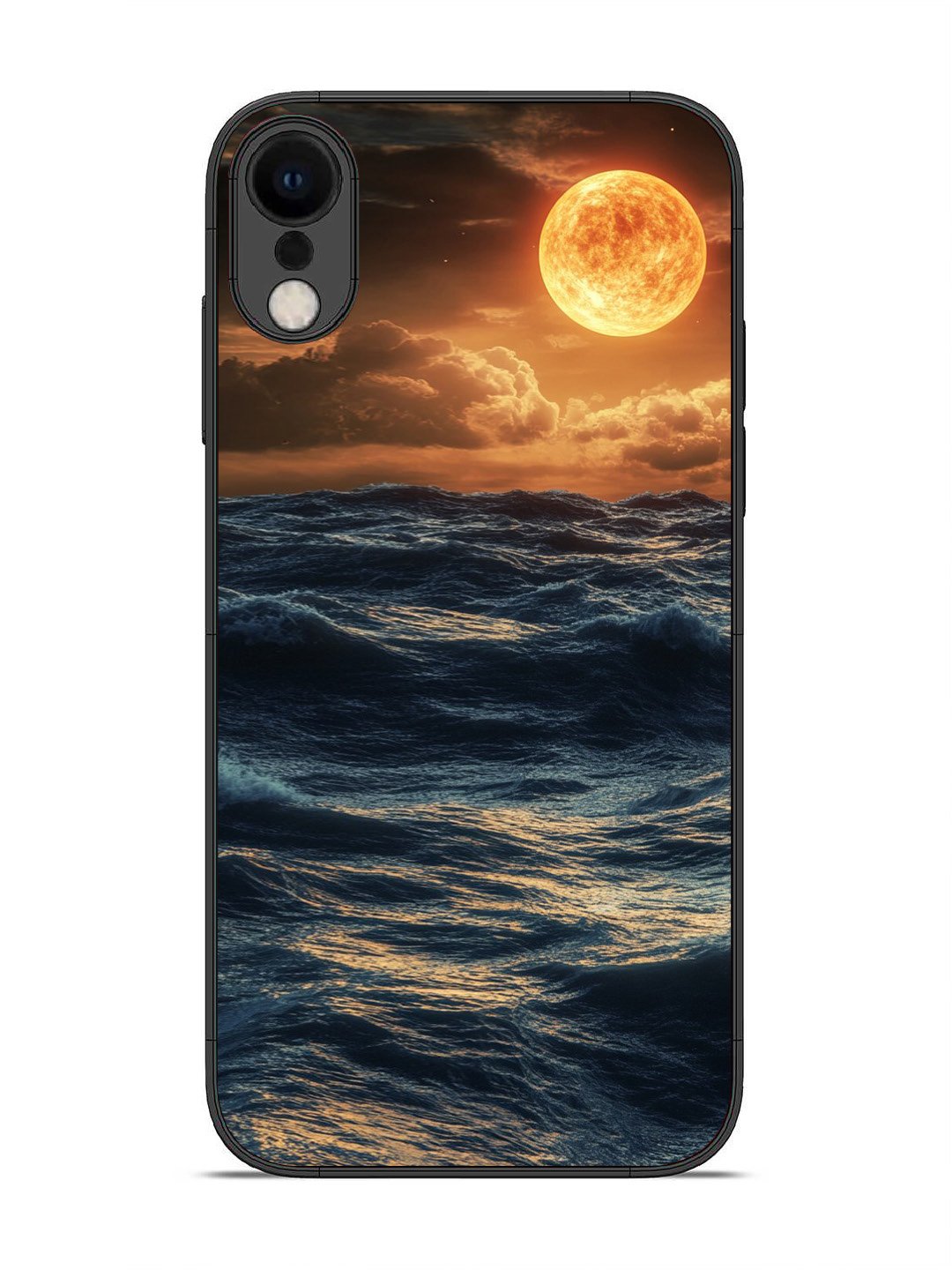 iPhone X Moonlit Ocean Waves