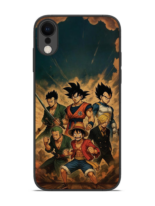 iPhone XR OnePiece n Dragon Ball Z in one team