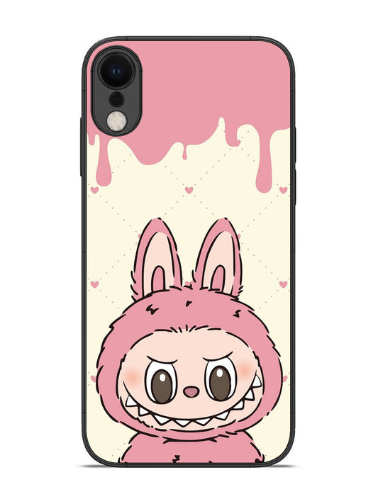 iPhone XR Labubu Closeup Pink