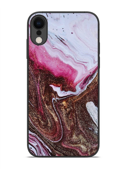 iPhone xr Elegant Rose & Gold Marble
