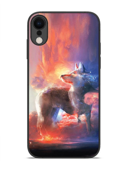 iPhone xr wolf-fantasy-animal