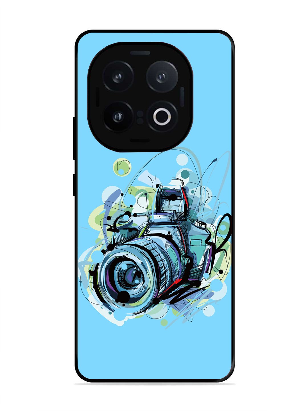 Iqoo 13 5G Camera Blue Background