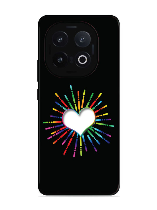 Iqoo 13 5G Colourful Heart on Black