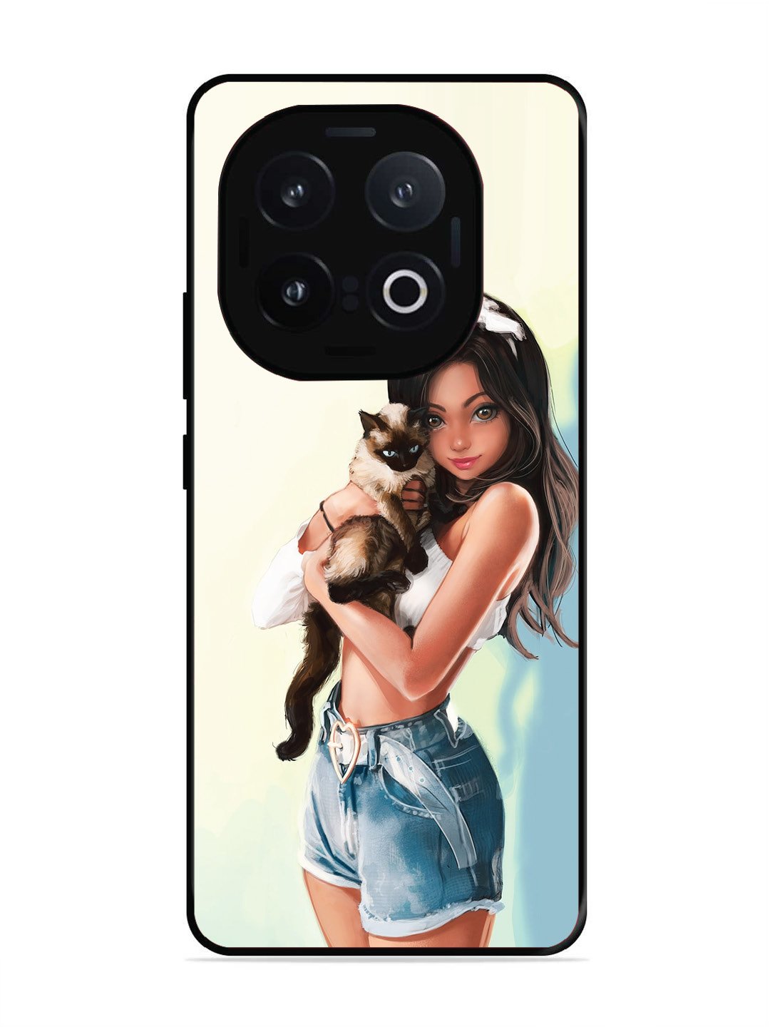 Iqoo 13 5G Cute Girl with Cat